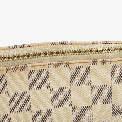 Louis Vuitton Pochette Accessoires Clutch aus Damier Azur Canvas