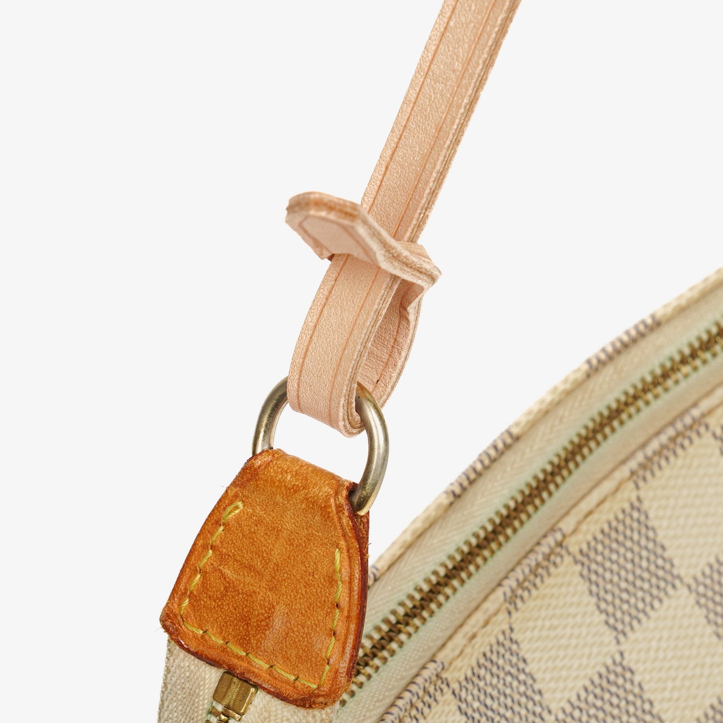 Louis Vuitton Pochette Accessoires Clutch aus Damier Azur Canvas