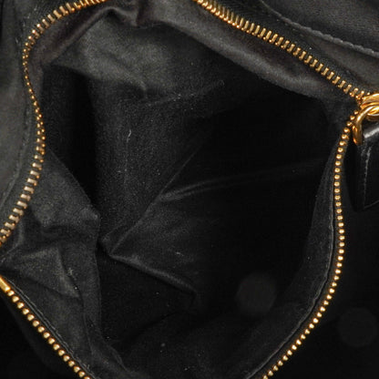 Miu Miu Coffer Matelassé Hobo Tasche aus schwarzem Leder