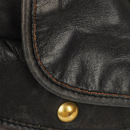 Miu Miu Coffer Matelassé Hobo Tasche aus schwarzem Leder