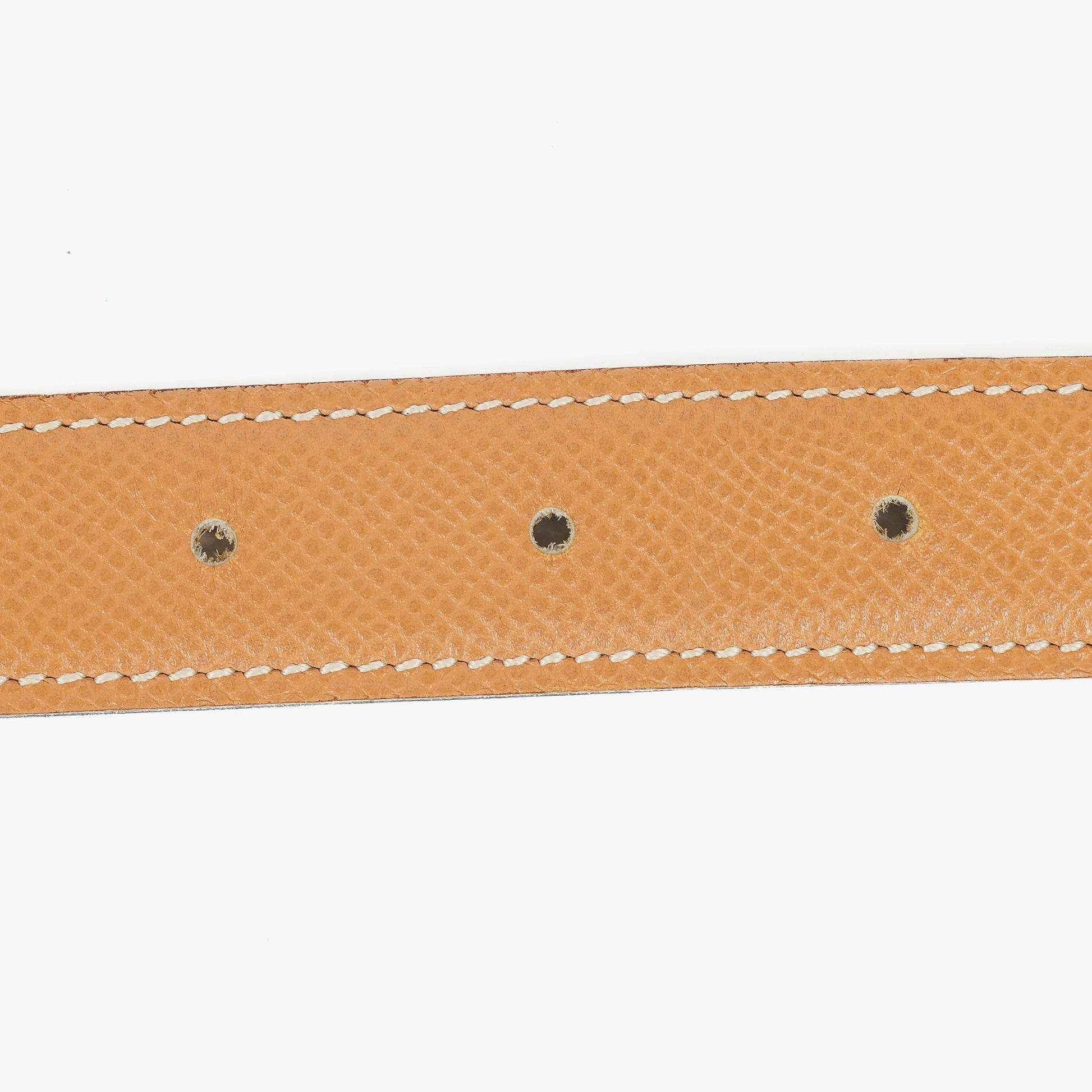 Hermès H-Gürtel 24 mm aus Epsom-Leder