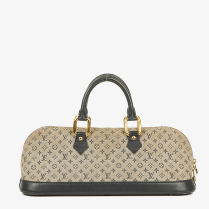 Louis Vuitton Mini Alma Long Handtasche mit blauem Monogramm