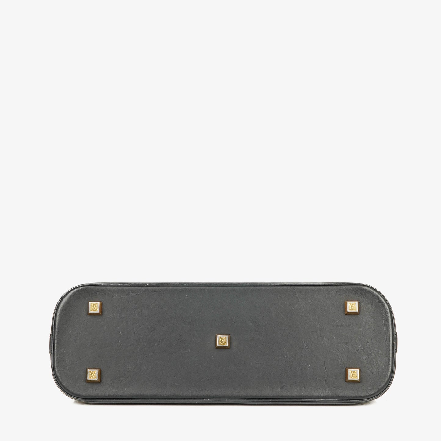 Louis Vuitton Mini Alma Long Handtasche mit blauem Monogramm