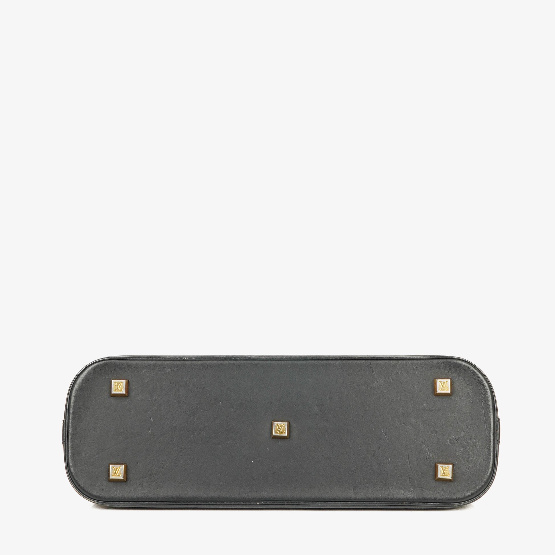 Louis Vuitton Mini Alma Long Handtasche mit blauem Monogramm