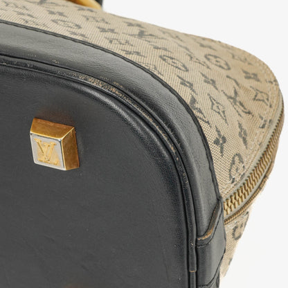 Louis Vuitton Mini Alma Long Handtasche mit blauem Monogramm