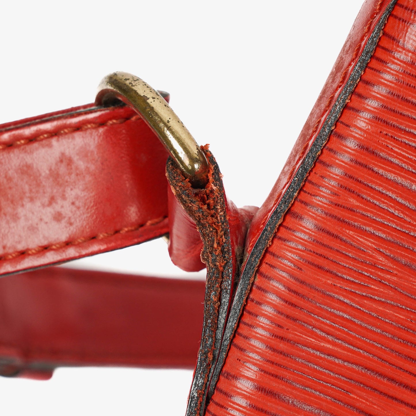Louis Vuitton Petit Noe Schultertasche aus rotem Epi-Leder