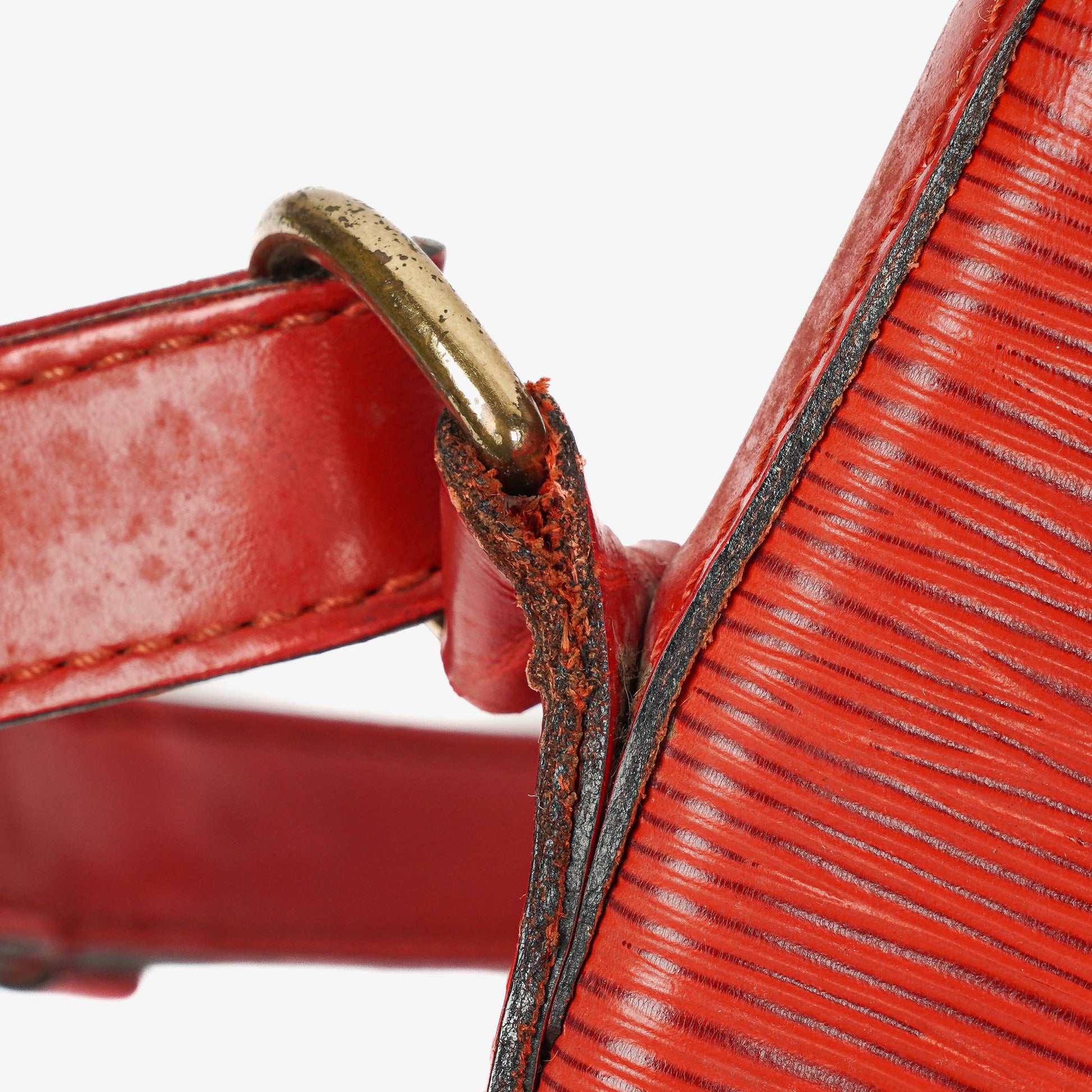Louis Vuitton Petit Noe Schultertasche aus rotem Epi-Leder