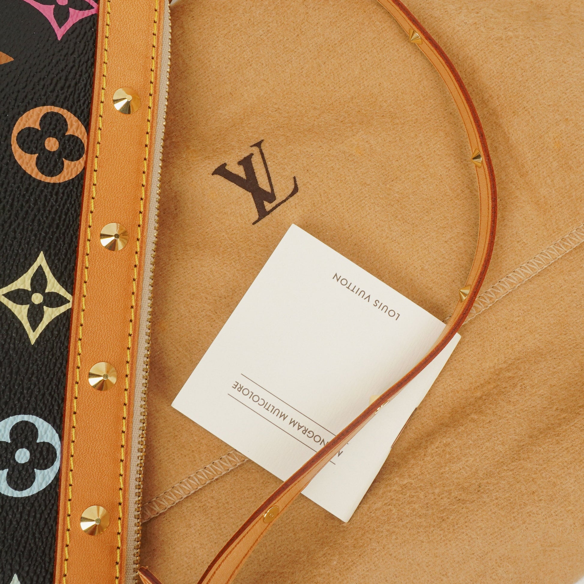 Louis Vuitton Takashi Murakami Pochette Accessoire Multicolor Clutch Handtasche
