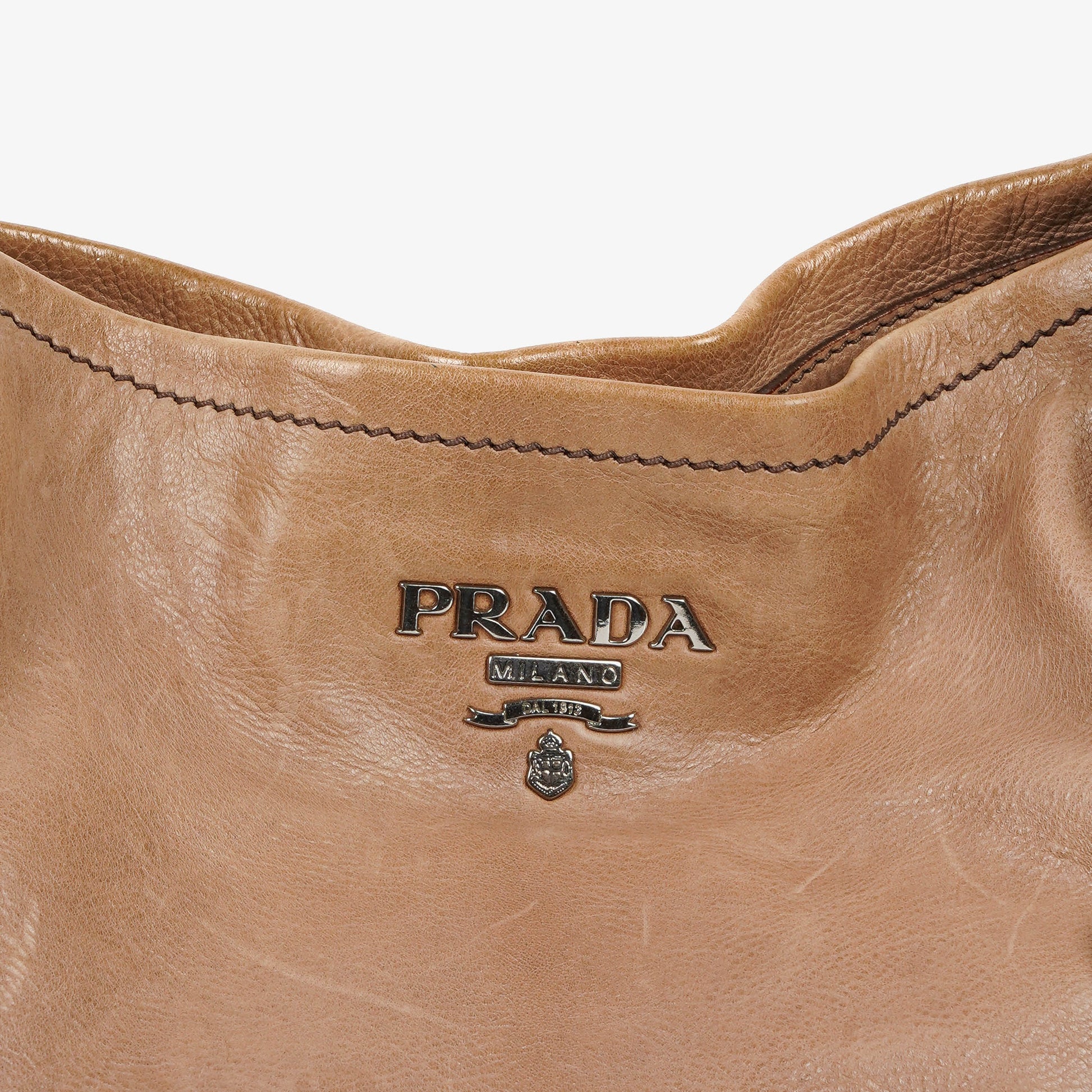 Prada Ombre Leder-Tote mit Reißverschlüssen