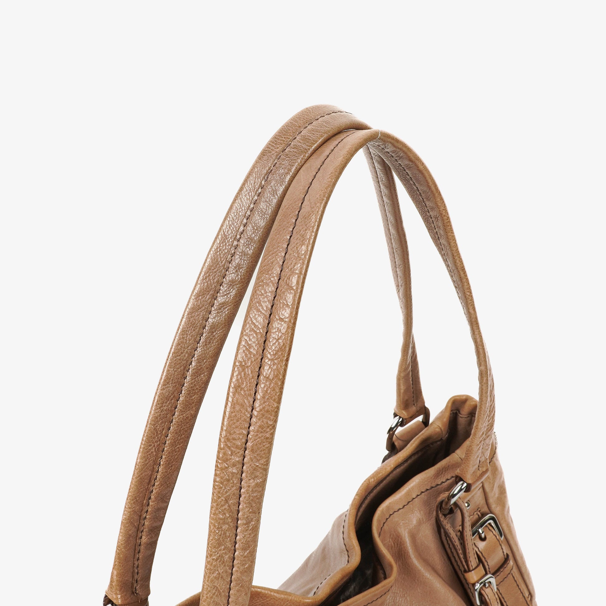 Prada Ombre Leder-Tote mit Reißverschlüssen