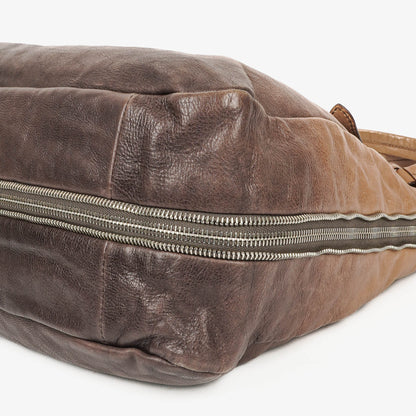 Prada Ombre Leder-Tote mit Reißverschlüssen