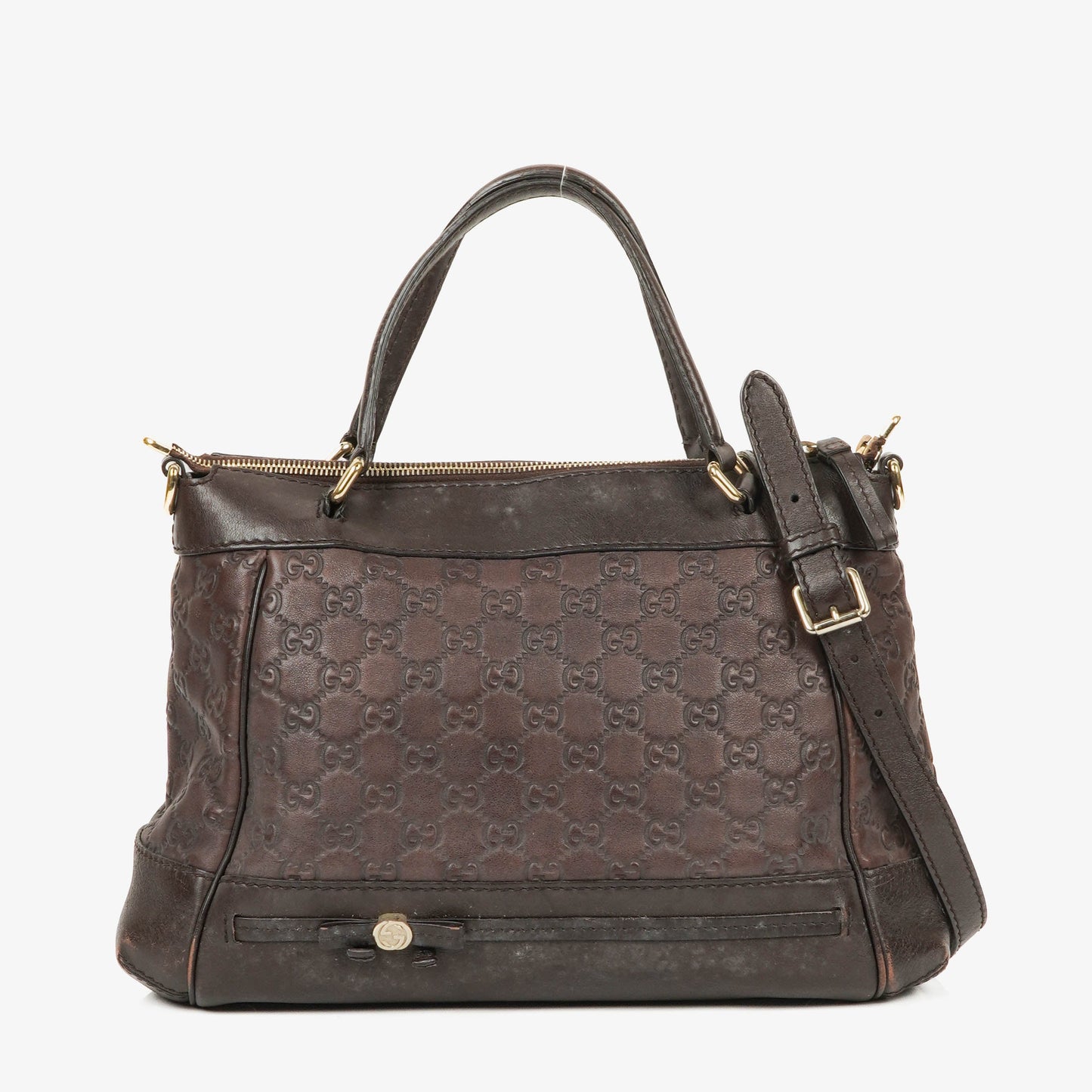 Gucci Guccissima Mayfair Convertible Tote Bag