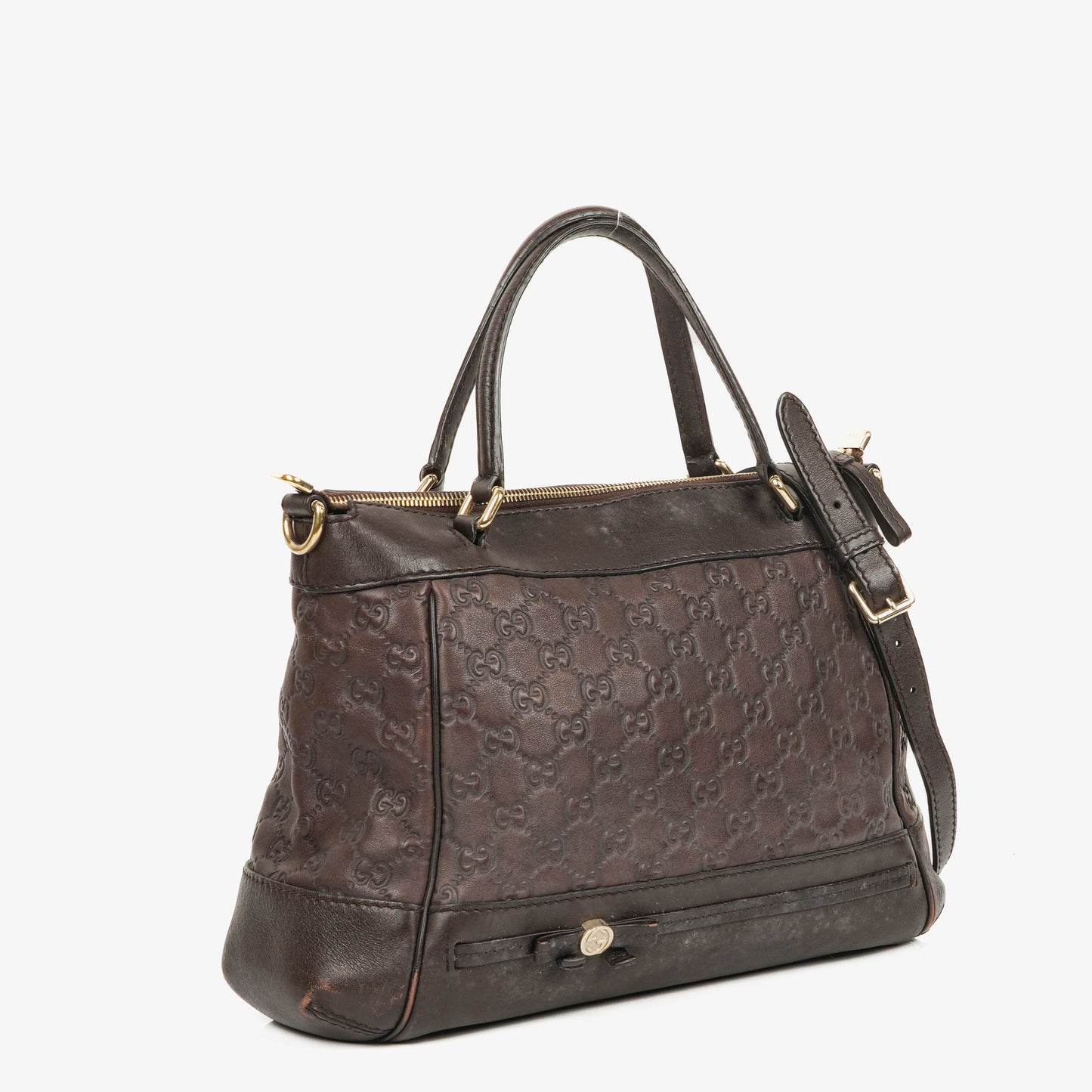 Gucci Guccissima Mayfair Convertible Tote Bag