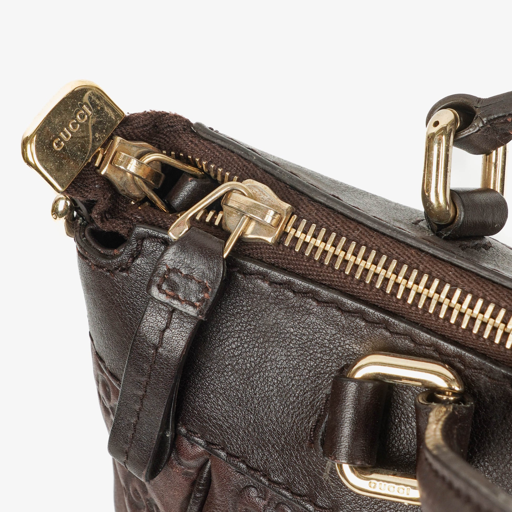Gucci Guccissima Mayfair Convertible Tote Bag