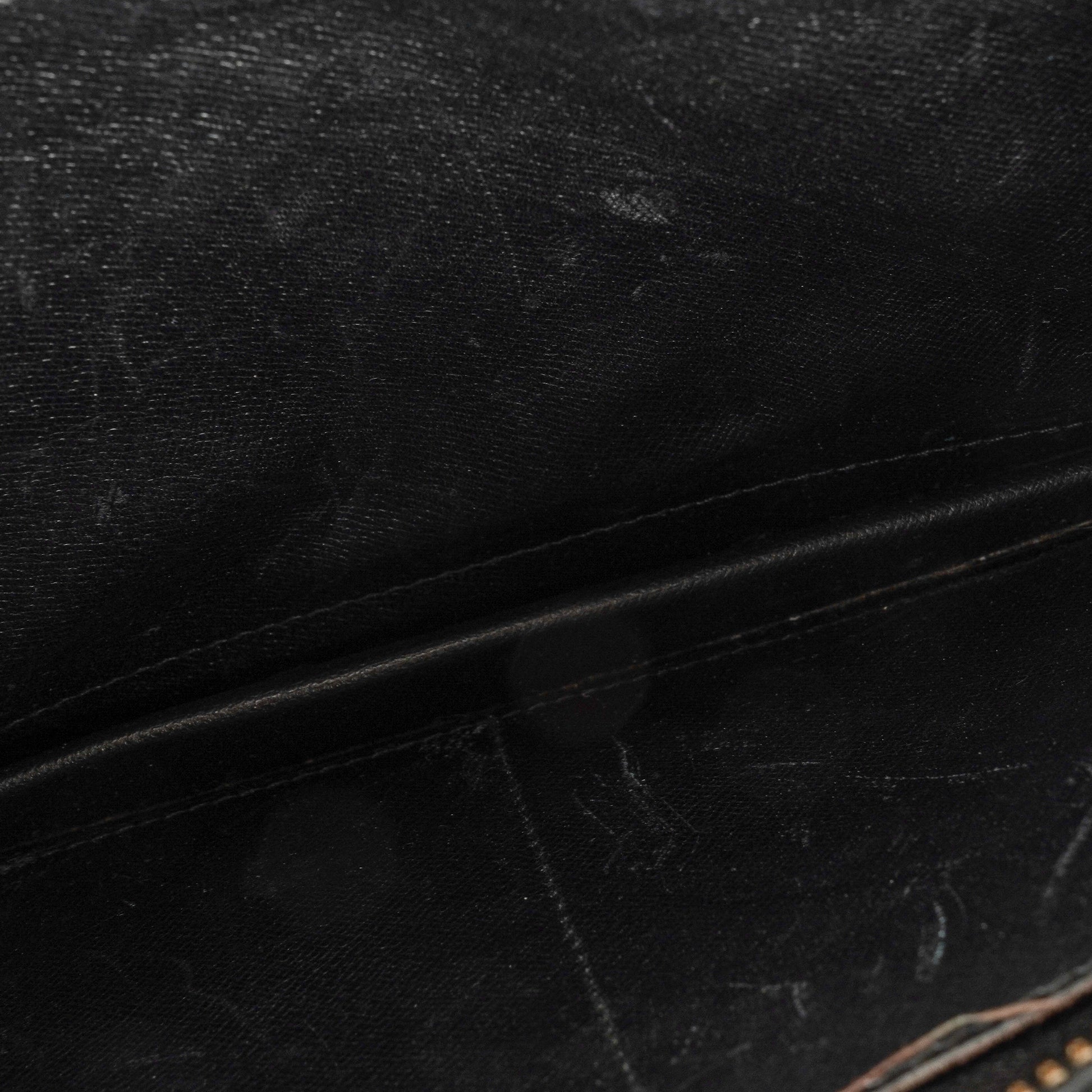 Louis Vuitton Monogram Enghien Schultertasche aus schwarzem Epi-Leder