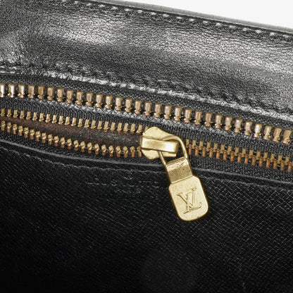 Louis Vuitton Monogram Enghien Schultertasche aus schwarzem Epi-Leder