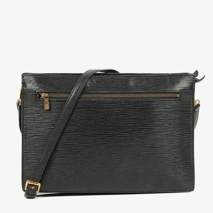 Louis Vuitton Monogram Enghien Schultertasche aus schwarzem Epi-Leder
