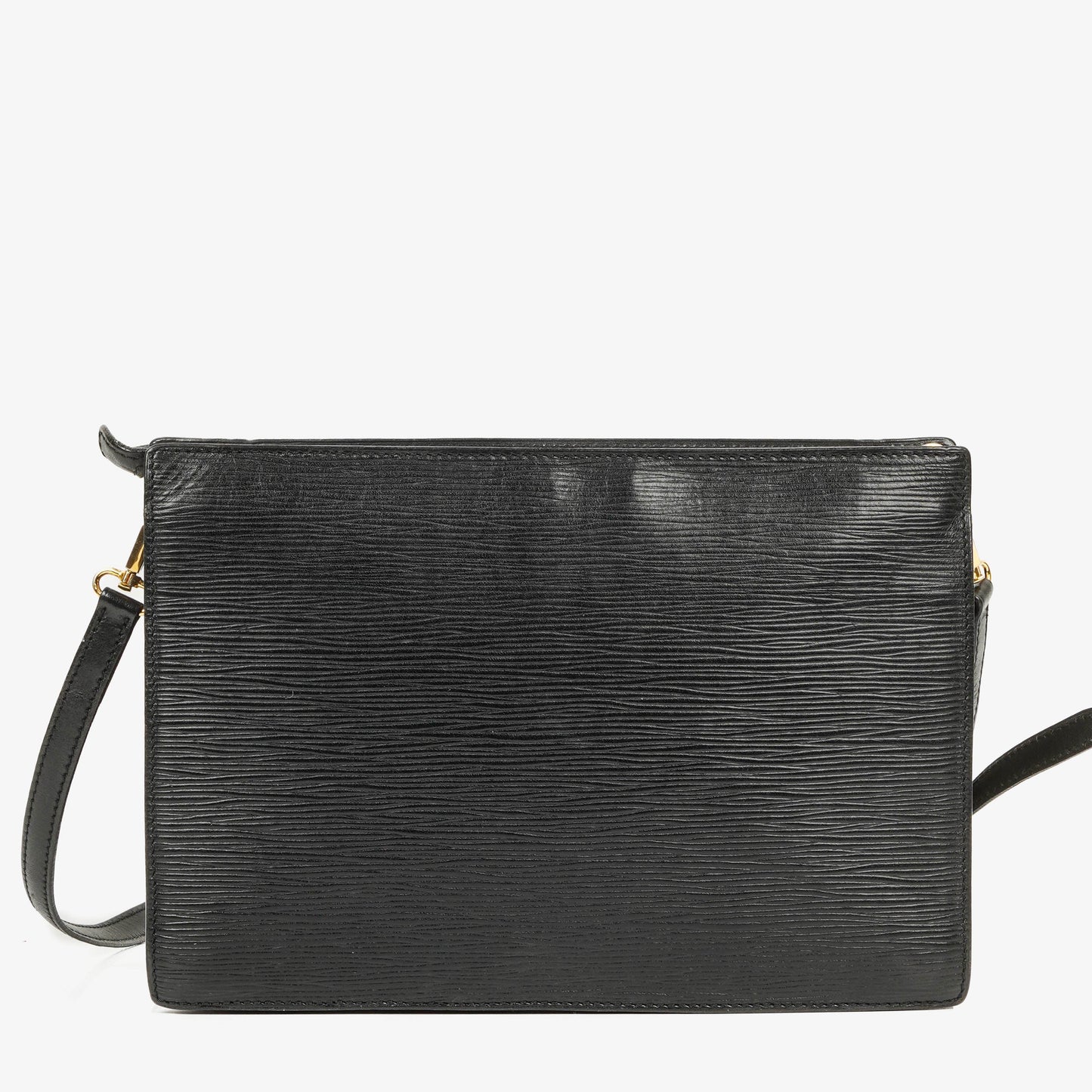 Louis Vuitton Monogram Enghien Schultertasche aus schwarzem Epi-Leder