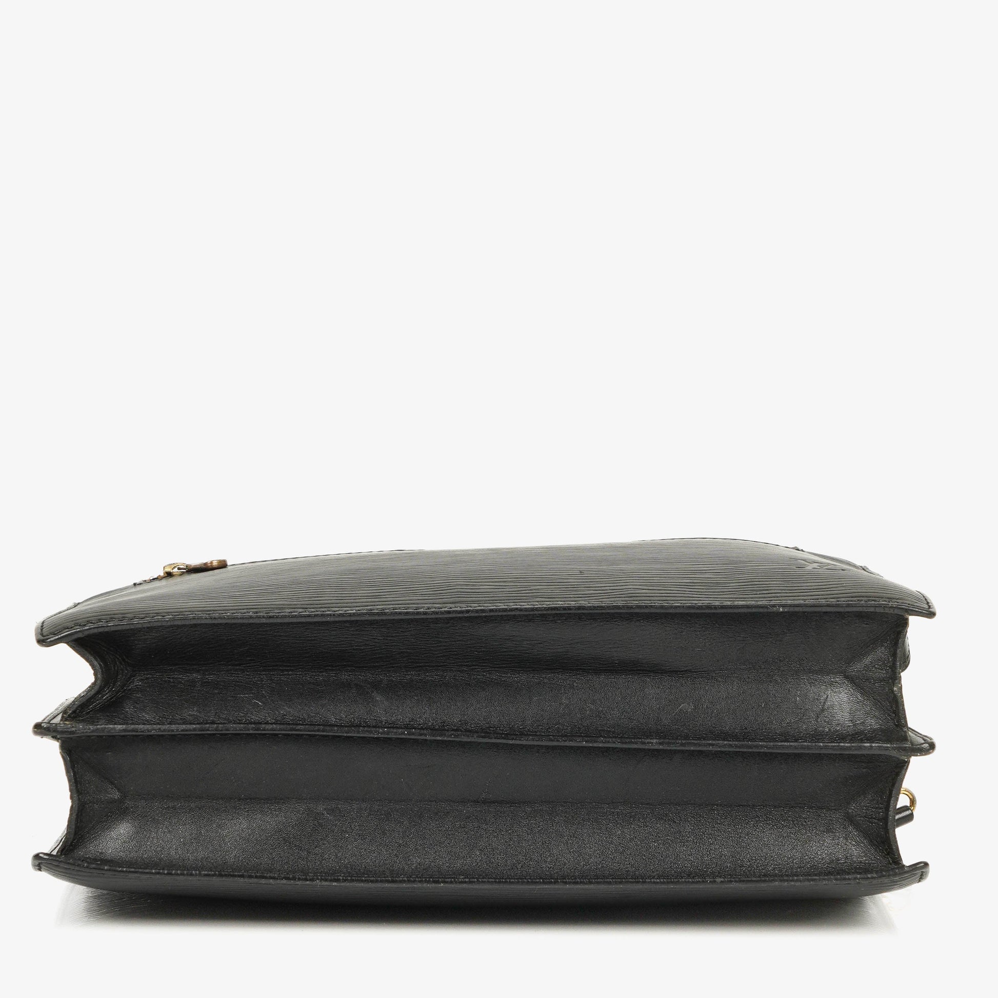 Louis Vuitton Monogram Enghien Schultertasche aus schwarzem Epi-Leder