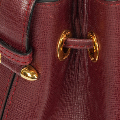Cartier Must de Cartier Escarcelle Tasche aus burgunderrotem Leder