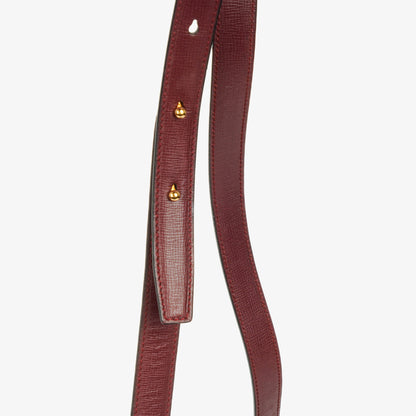 Cartier Must de Cartier Escarcelle Tasche aus burgunderrotem Leder