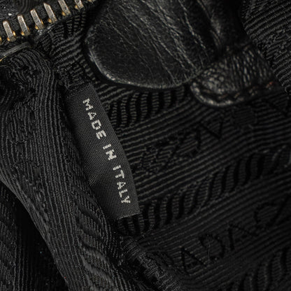 Prada Tessuto Gaufre Tasche aus schwarzem Nylon