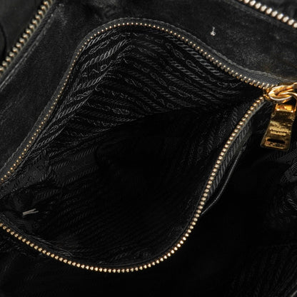 Prada Tessuto Gaufre Tasche aus schwarzem Nylon
