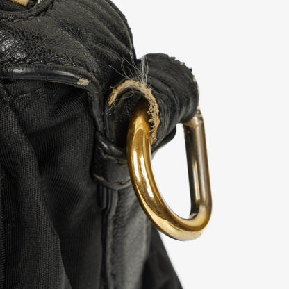 Prada Tessuto Gaufre Tasche aus schwarzem Nylon