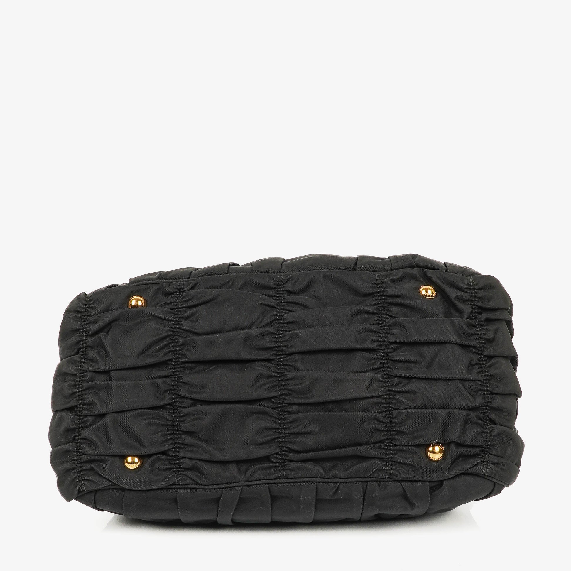Prada Tessuto Gaufre Tasche aus schwarzem Nylon