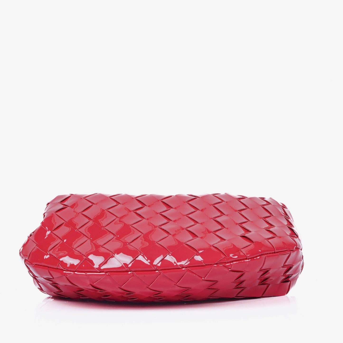 Bottega Veneta Mini Jodie Tasche aus rosa Lackleder