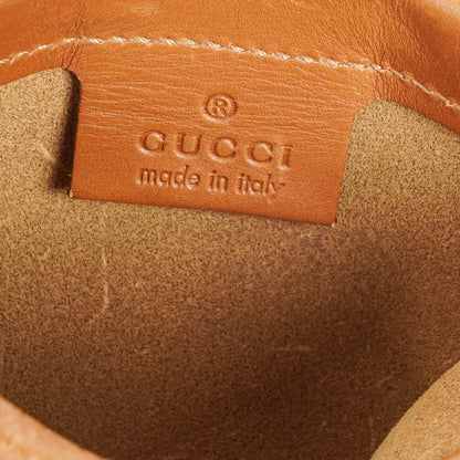 Gucci Hobo-Tasche mit Wildledergriff und Ring