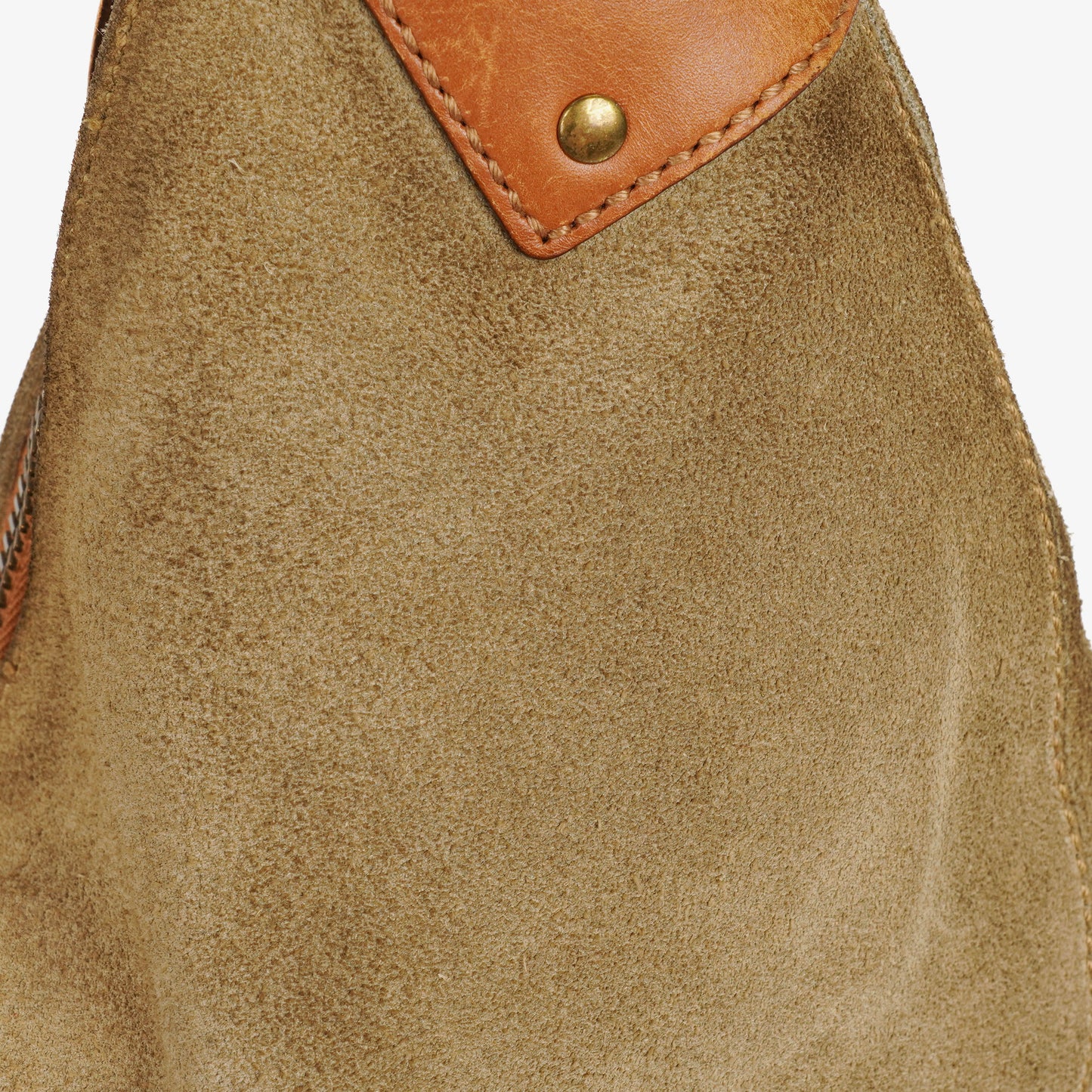 Gucci Hobo-Tasche mit Wildledergriff und Ring