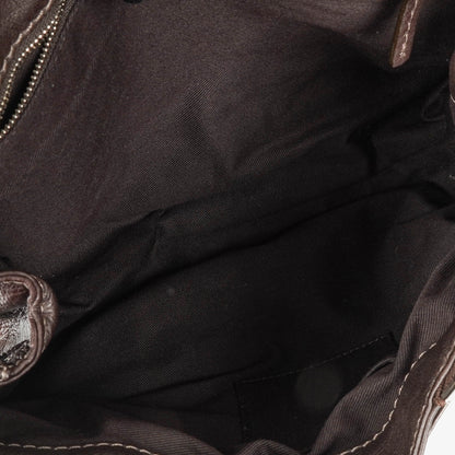 Chloe Paddington Satchel Tasche aus braunem Leder