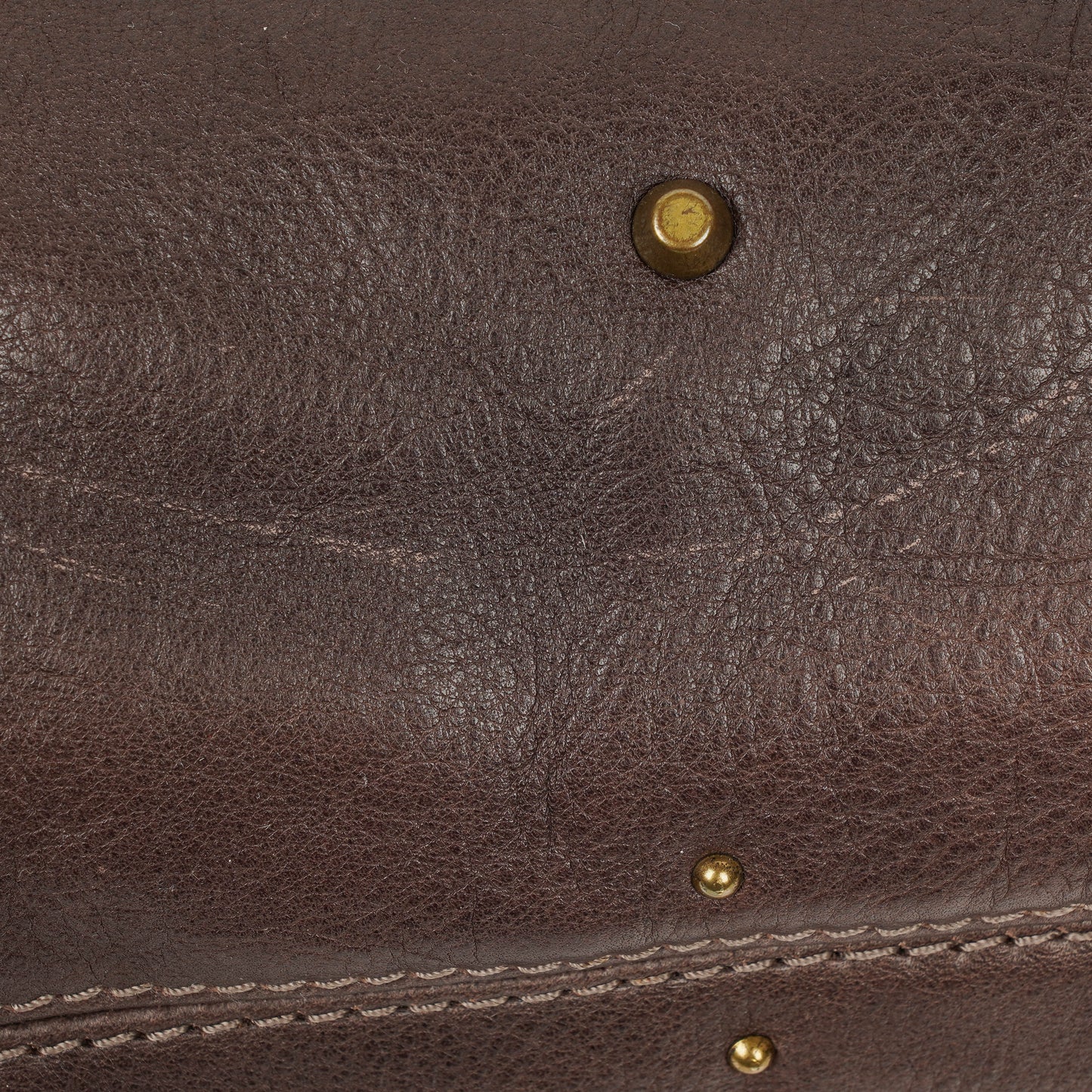 Chloe Paddington Satchel Tasche aus braunem Leder