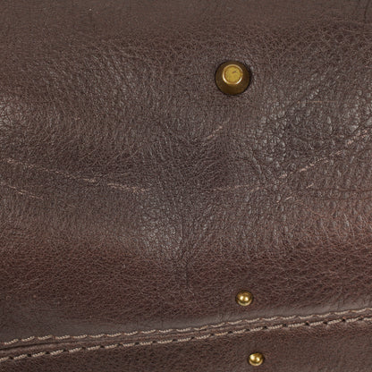 Chloe Paddington Satchel Tasche aus braunem Leder