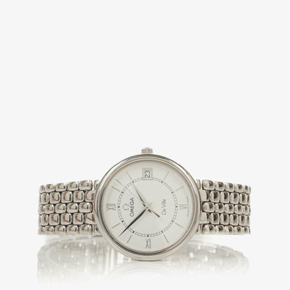 Omega De Ville Classic Quarzuhr aus Edelstahl, 34 mm