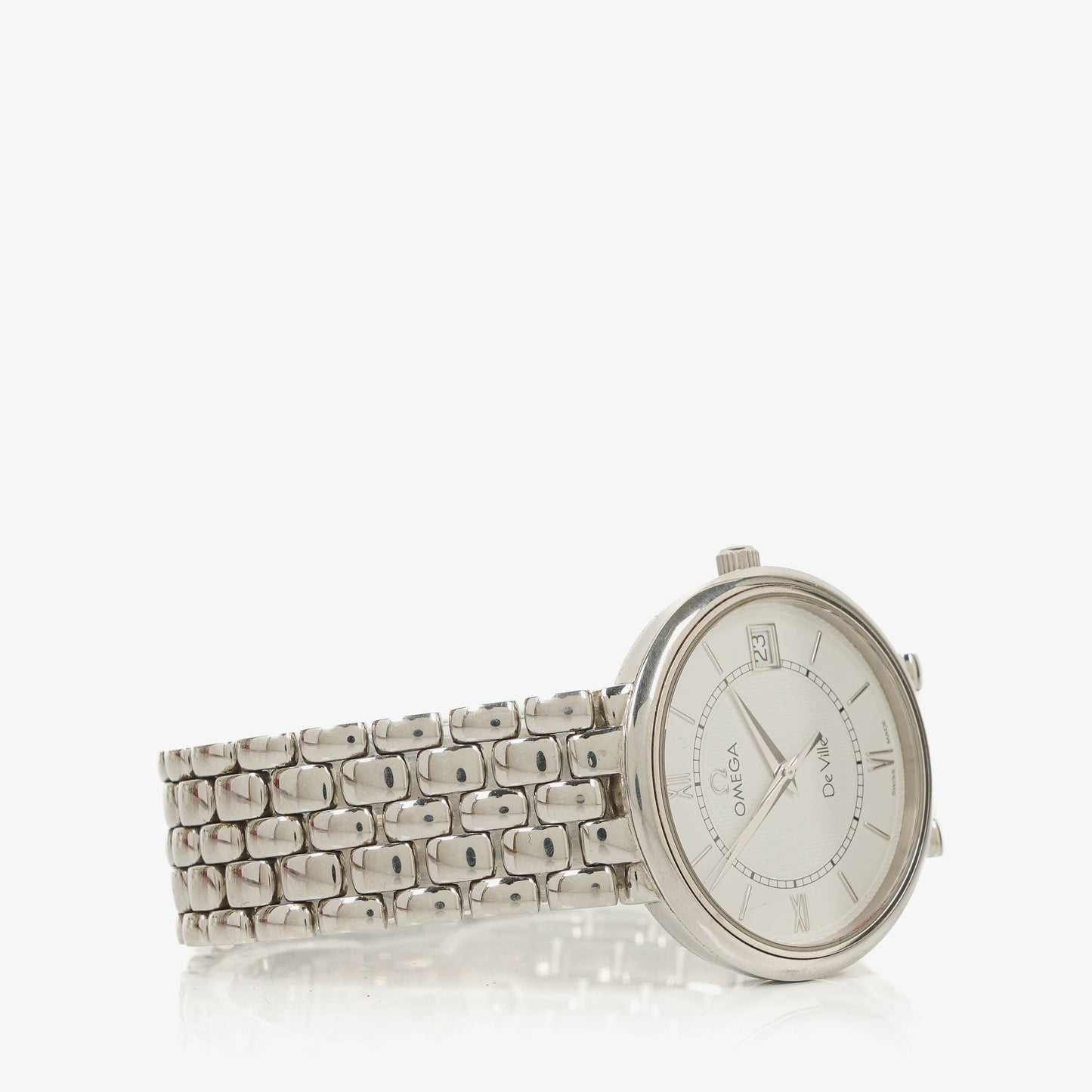 Omega De Ville Classic Quarzuhr aus Edelstahl, 34 mm