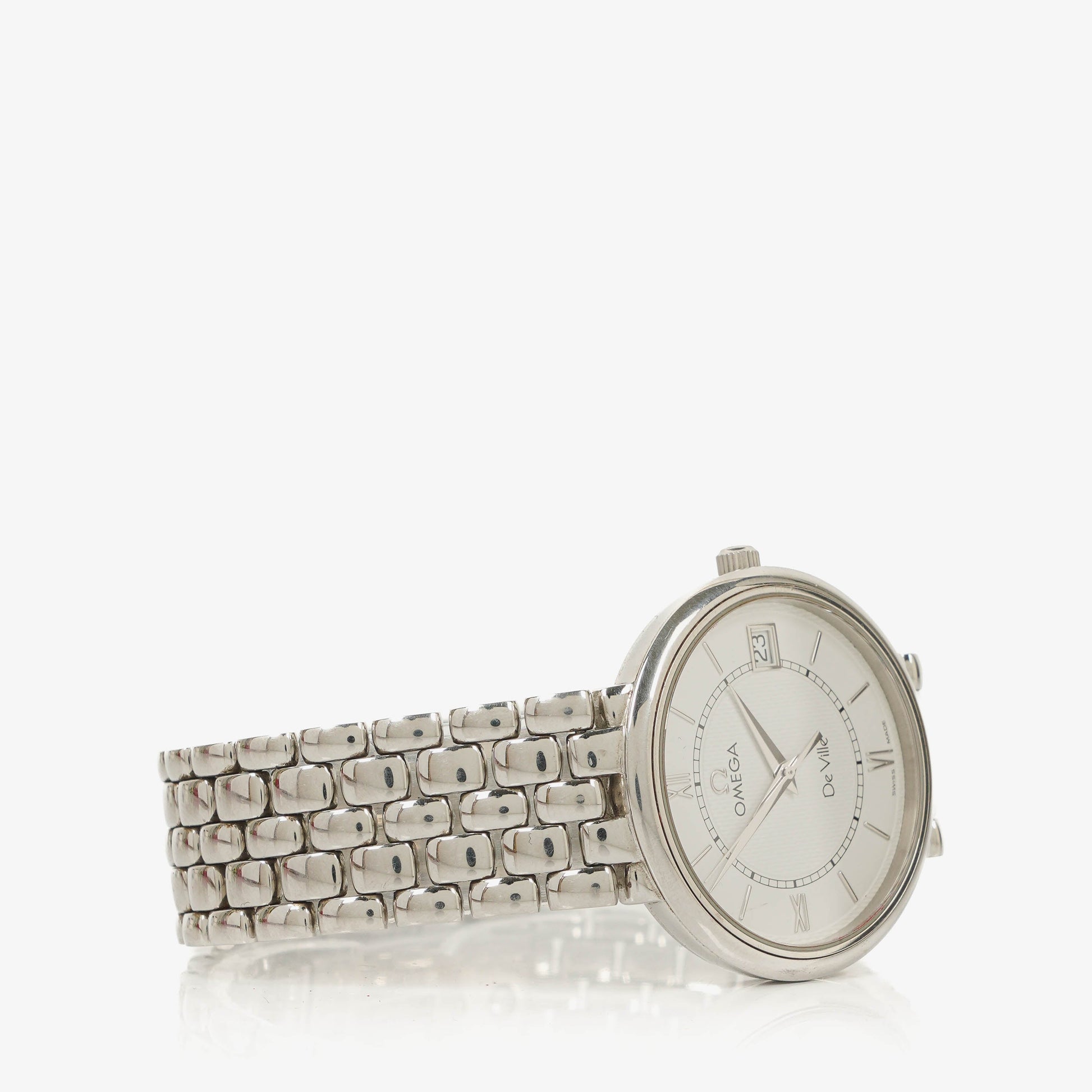Omega De Ville Classic Quarzuhr aus Edelstahl, 34 mm