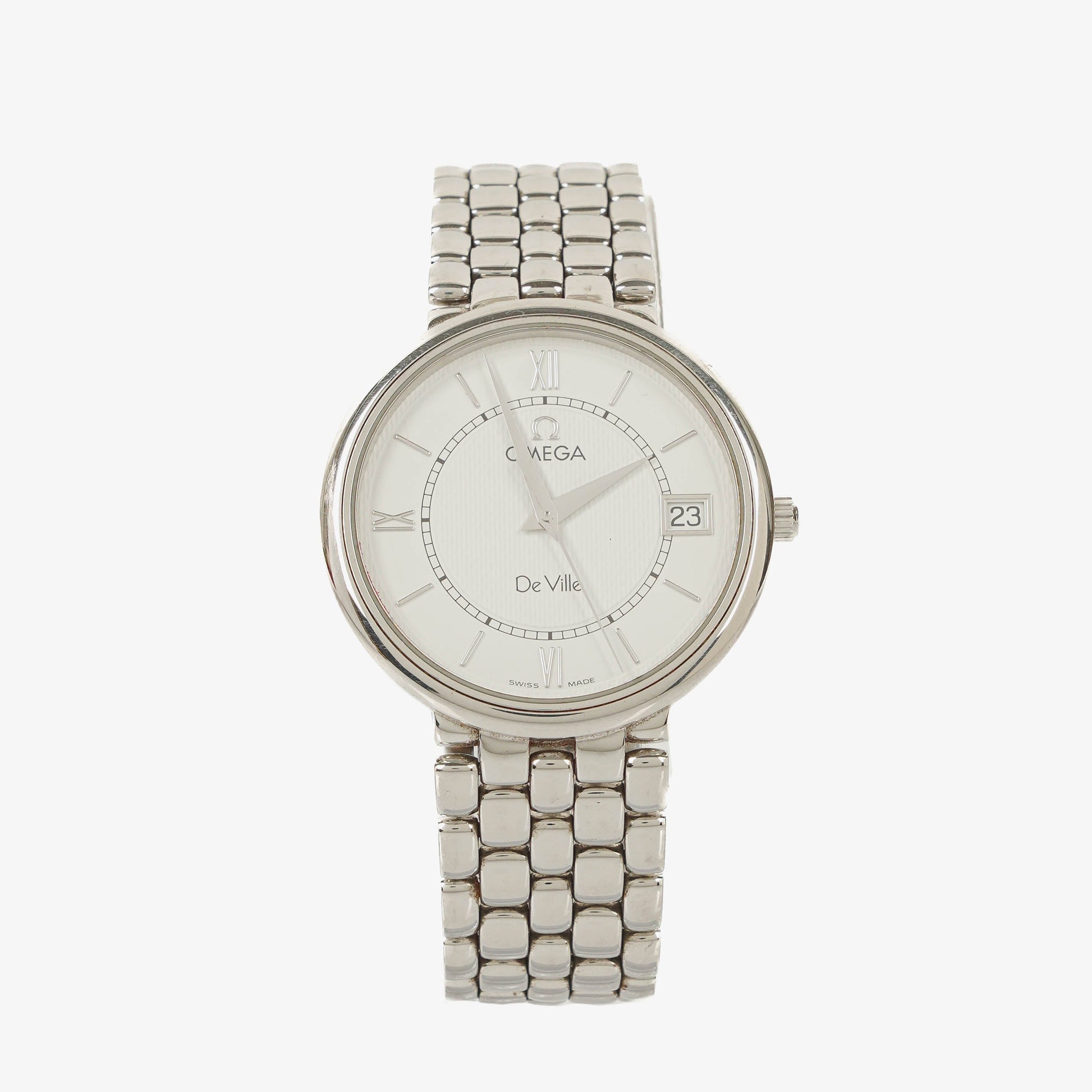 Omega De Ville Classic Quarzuhr aus Edelstahl, 34 mm