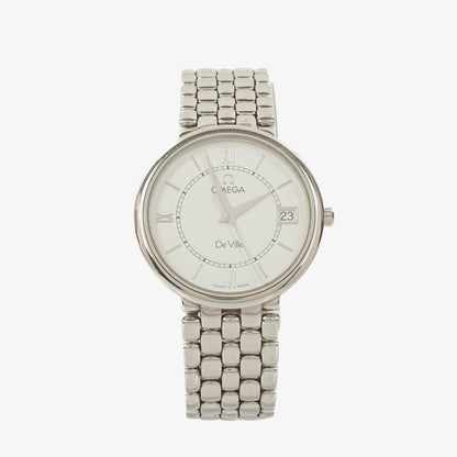 Omega De Ville Classic Quarzuhr aus Edelstahl, 34 mm