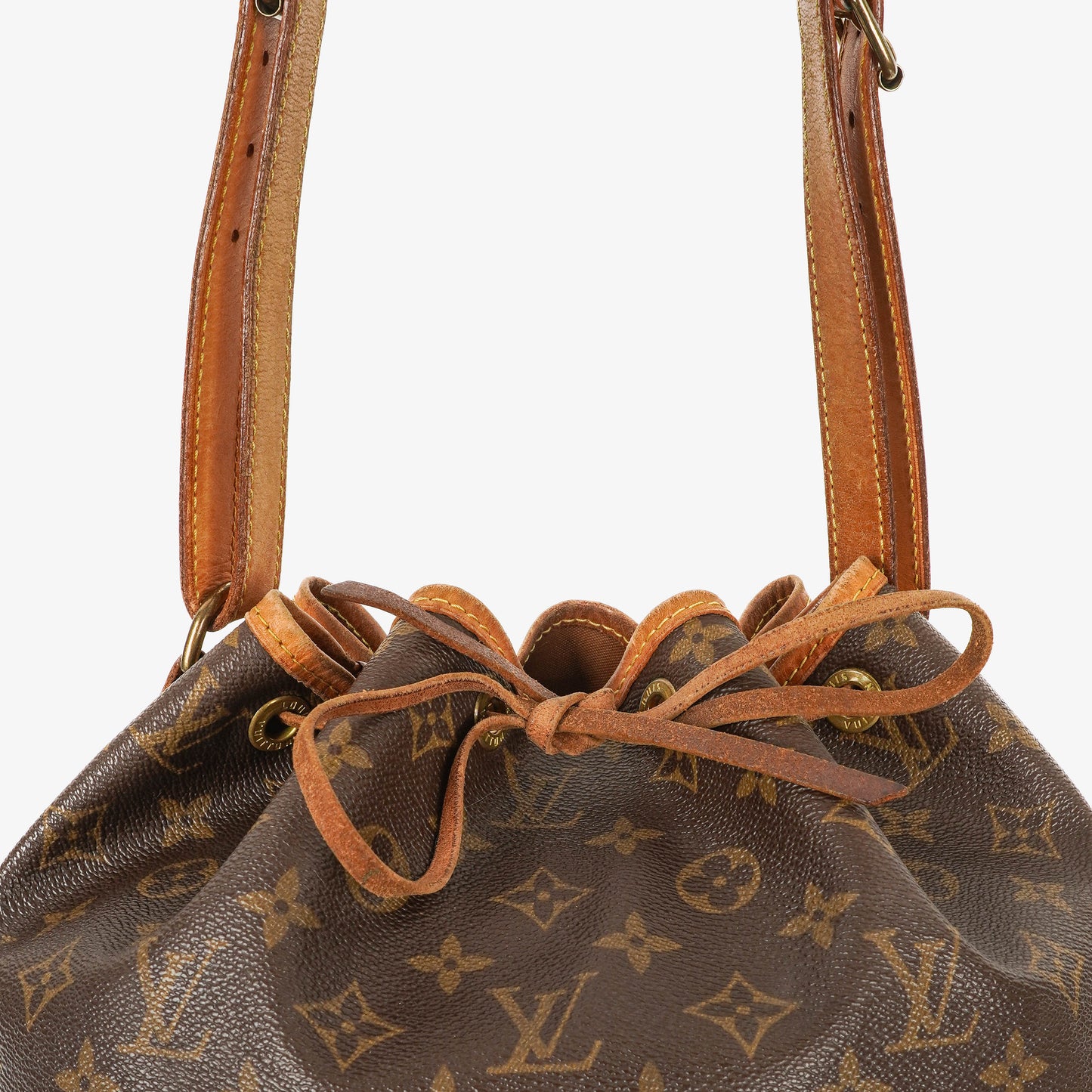 Louis Vuitton Petit Noe Schultertasche aus Monogramm-Canvas