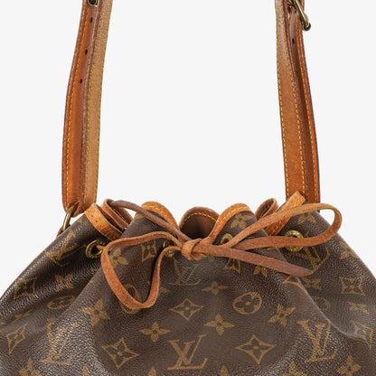 Louis Vuitton Petit Noe Schultertasche aus Monogramm-Canvas