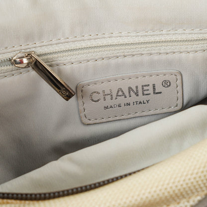Chanel Paris-Biarritz Hobo Tasche in Silber und Creme