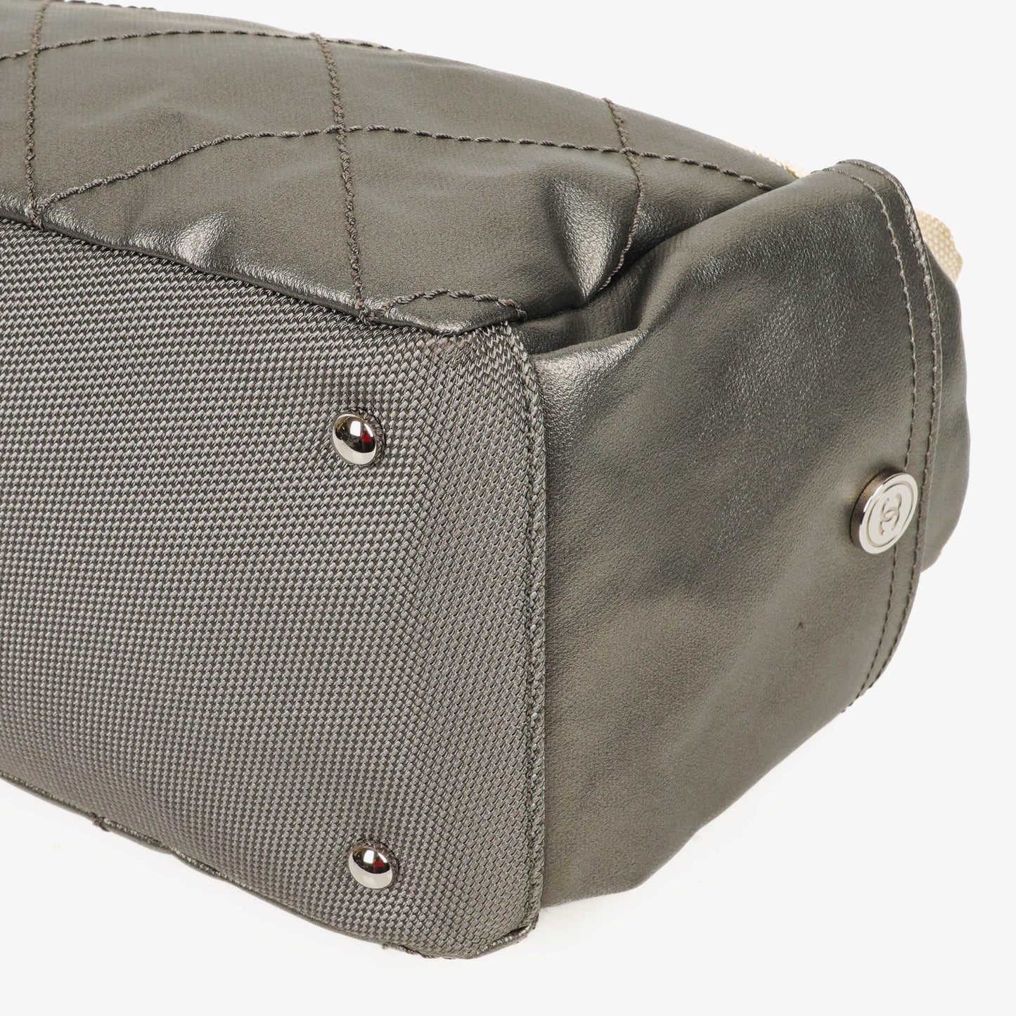 Chanel Paris-Biarritz Hobo Tasche in Silber und Creme