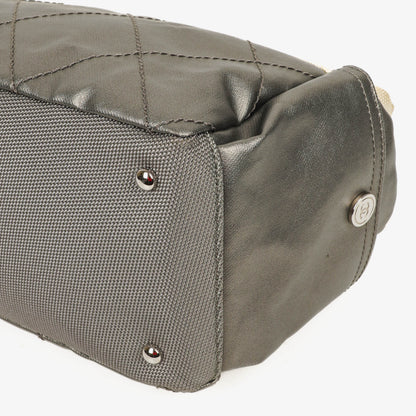 Chanel Paris-Biarritz Hobo Tasche in Silber und Creme