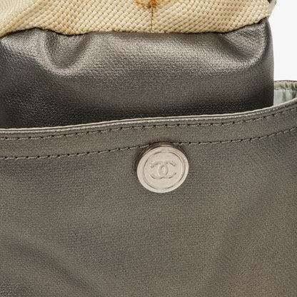 Chanel Paris-Biarritz Hobo Tasche in Silber und Creme