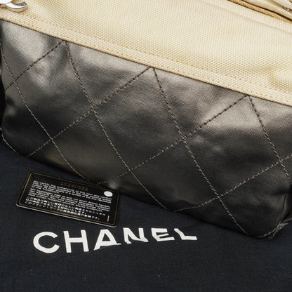 Chanel Paris-Biarritz Hobo Tasche in Silber und Creme