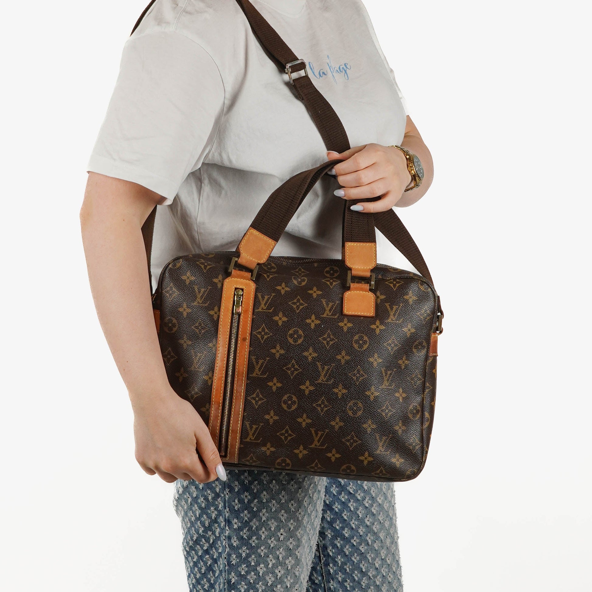 Louis Vuitton Sac Bosphore Aktentasche mit Monogramm