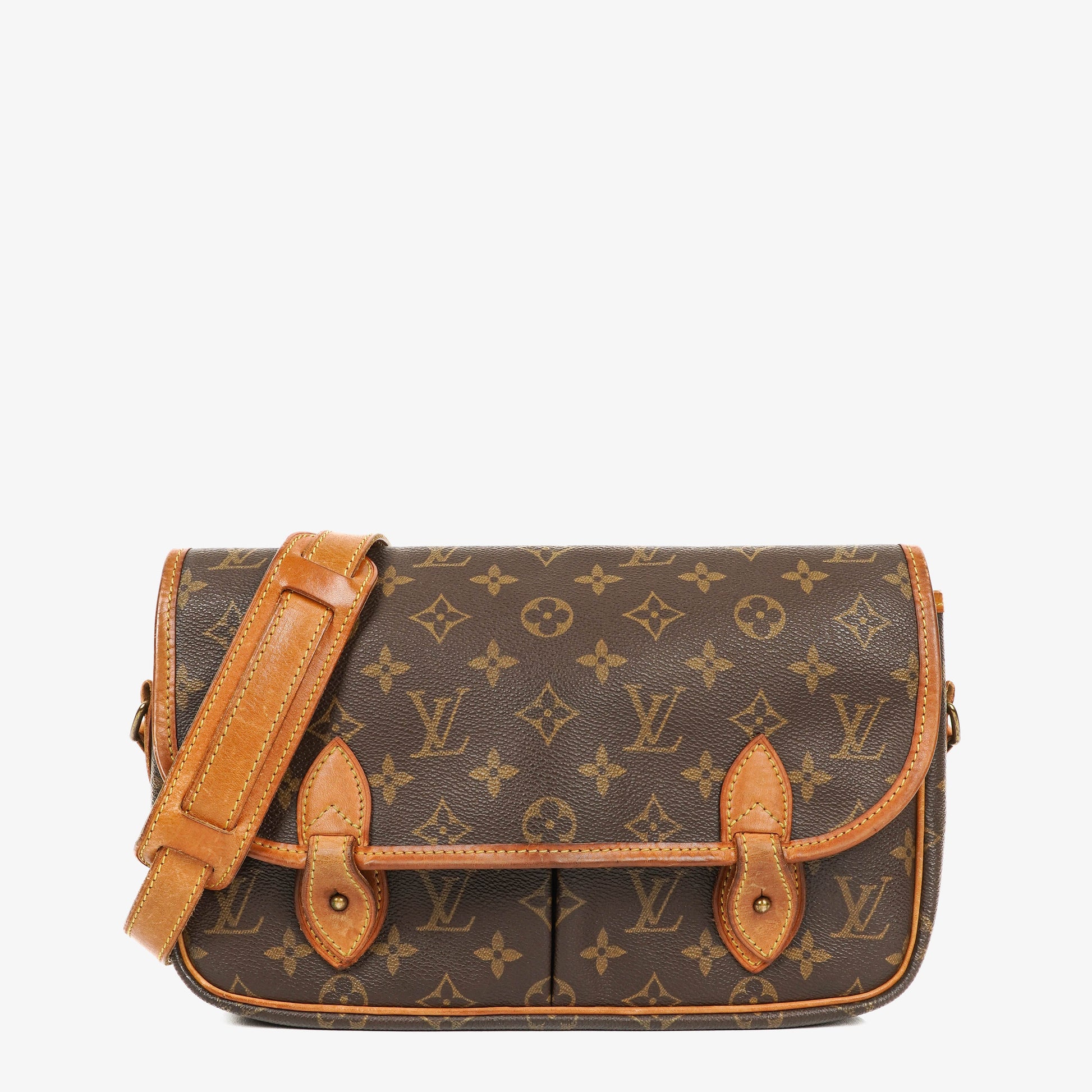 Louis Vuitton Vintage Sac Gibeciere MM Tasche aus Monogramm-Canvas