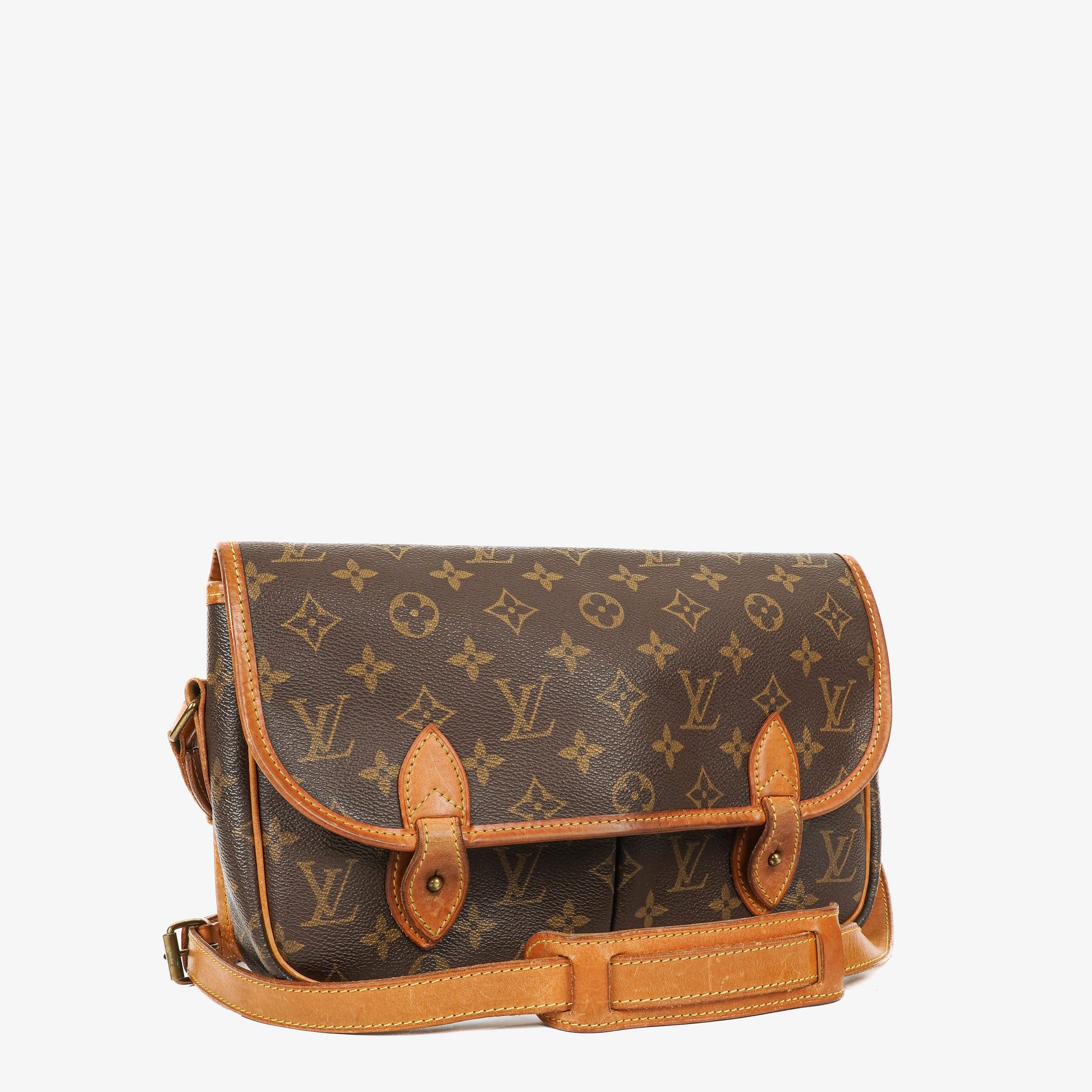 Louis Vuitton Vintage Sac Gibeciere MM Tasche aus Monogramm-Canvas